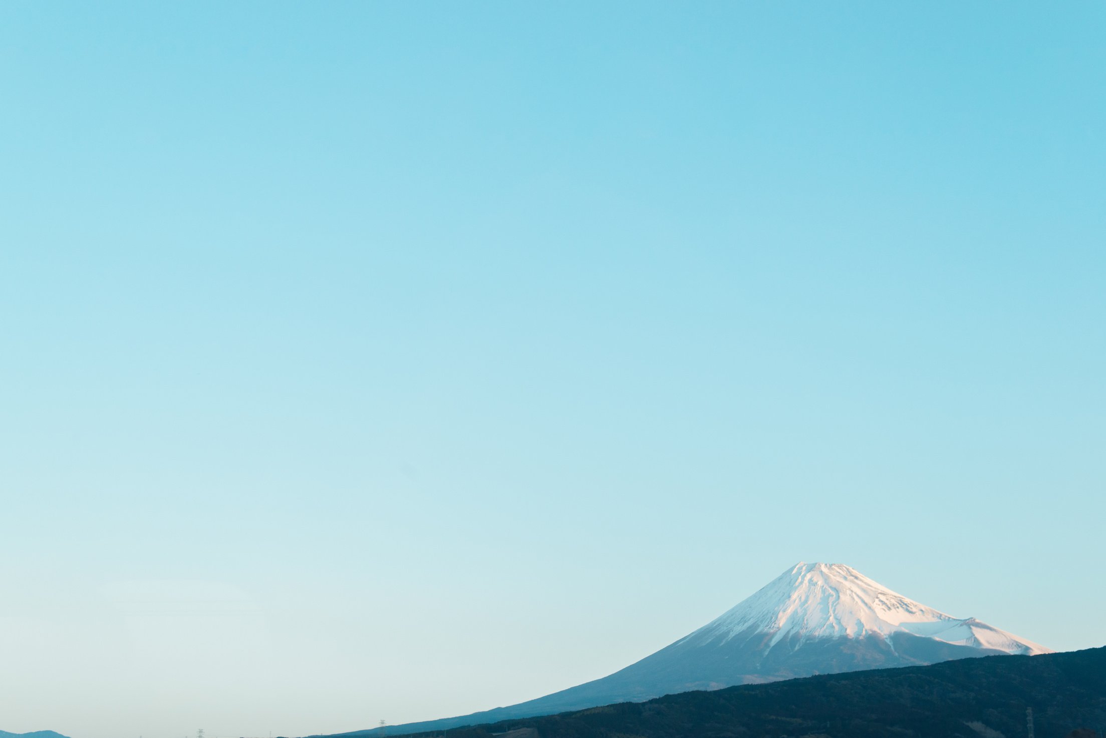 View of Mt. Fuji against the Sky